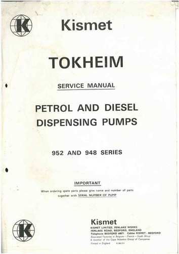 Kismet tokheim 952 - kismet, 948