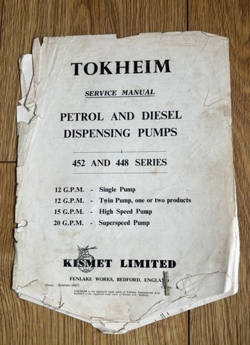 Kismet tokheim 452 - 452, &